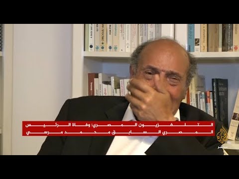 بكاء حار من الرئيس التونسي السابق المنصف المرزوقي في وداع محمد مرسي