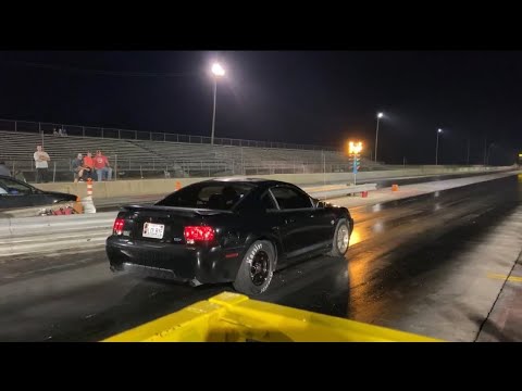 Nitrous Mach 1 Mustang 1/4 Mile Drag Racing (CRAZY ACCELERATION!!)