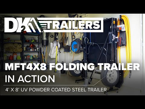 DK2 Trailers | MFT4X8 4 ft. x 8 ft. Folding Trailer