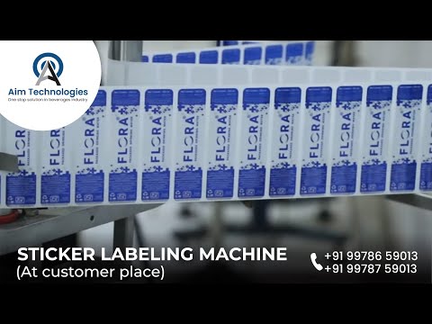 Sticker Labeling Machine