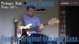 Video thumbnail for Fender Original 60s Jazz Bass | Tone Demo by Tyler Spicer