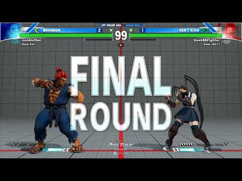 SFV: Brandon vs RZR | Xian - CPTO Asia 3 Grand Finals - CPT2017