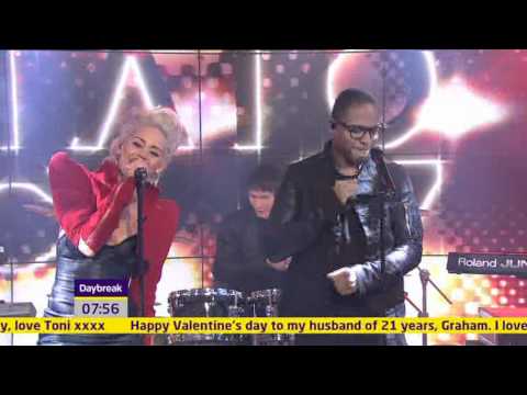 Taio Cruz ft. Kimberly Wyatt Performing Higher Live Daybreak