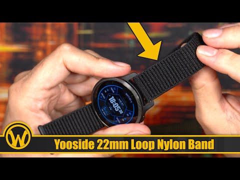 Yooside Nylon Loop Band for Garmin Watches 22mm