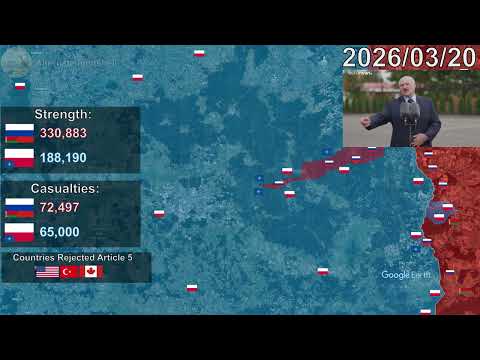 Russian invasion of Poland Using Google Earth [WHAT IF]