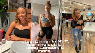 Weekly Vlog: Lil Baby concert, Dinner in NYC, Weight Training, Marshalls/TJ Maxx Haul&Shoe Unboxing!