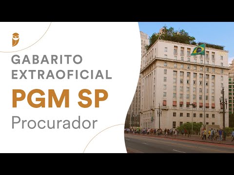 Gabarito Extraoficial - PGM SP (Procurador)