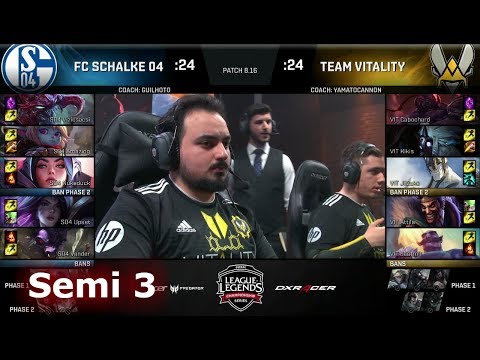 FC Schalke 04 vs Vitality | Game 3 Semi Finals S8 EU LCS Summer 2018 | S04 vs VIT G3