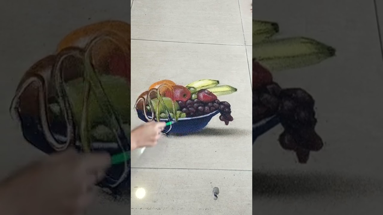 3D RANGOLI 🔥 #3drangoli #shorts