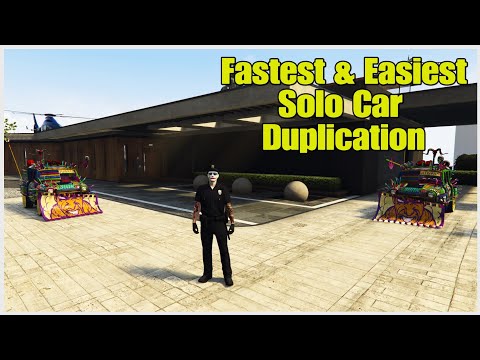 GTA V ONLINE: Fastest & Easiest Solo Car Duplication