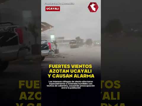 ¡ESTRAGOS EN LA SELVA! | Vientos intensos golpean Ucayali y causan daños en viviendas