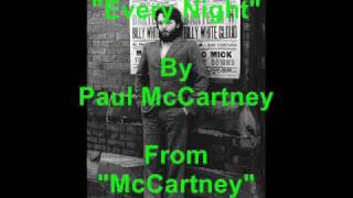 &quot;Every Night&quot; By Paul McCartney