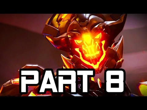 Halo 5 Gameplay Walkthrough Part 8 - WARDEN ETERNAL BOSS - Mission 5!! (Halo 5 Guardians Gameplay)