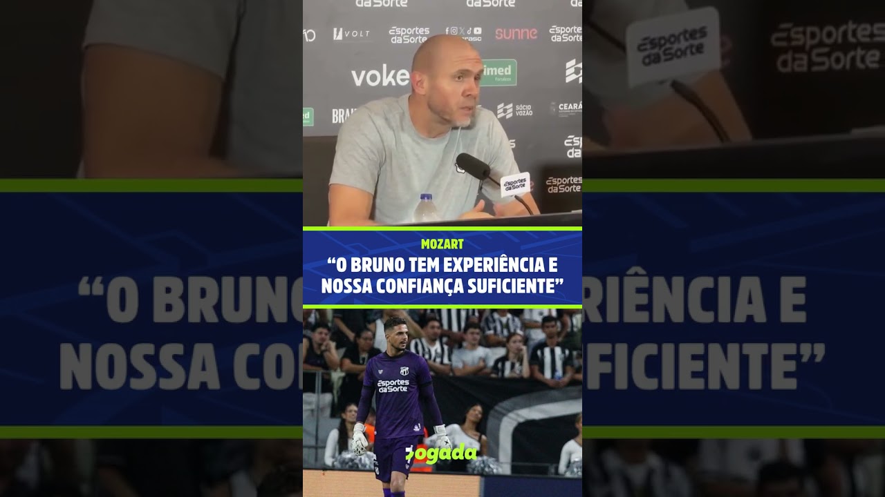 Imagem da notícia Mozart defende Bruno Ferreira após falha contra Vila Nova: 'é o titular da posição'