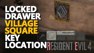 Village Square Locked Drawer RE4 Remake Key