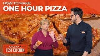 How to Make Great Homemade Pizza in One Hour