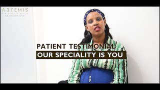 Patient Success Story: Ms Martha Teseme Teshome from Ethiopia came to India and for her ovarian cancer treatment. She received the best medical services at Artemis Hospital, Gurgaon and expressed her gratitude towards both the doctors for their expertise and care. - Video Thumbnail