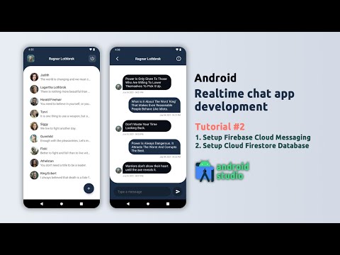 Android Chat App Development |  Tutorial #2 | Setup Firebase Cloud Messaging & Firestore Database
