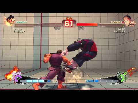 tokozan (HO) vs jyobin (RY) SSF4 Ranked Match (1080i)