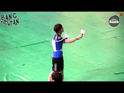 [ENG] 150928 [BANGTAN BOMB] Cheerleader jin with ARMY Bomb ─○"