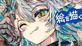 【活動再開目指して】絵を描くよ！！ベンチマークテスト配信 第38回【#鴨見カモミ／CAMOMI Camomi】