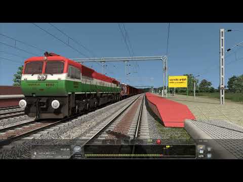 WDG4D with mixed Freight Wagons in Pathankot-Jammu Line | FLG