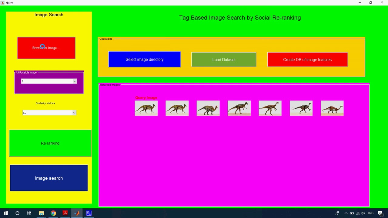 Tag Based Image Search in Matlab