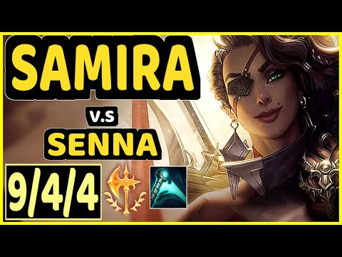 LEO (SAMIRA) vs SENNA - 9/4/4 KDA BOTTOM ADC CHALLENGER GAMEPLAY - KR