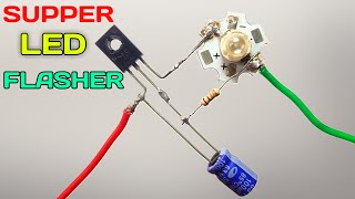 Download lagu supper led blinking flasher circuit using one transistor mp3