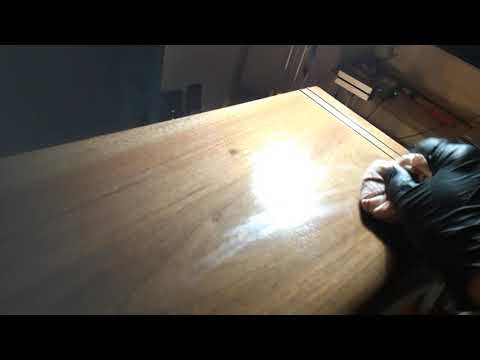 Schellack auftragen , Deckpolitur ( Saba Freiburg W3 )