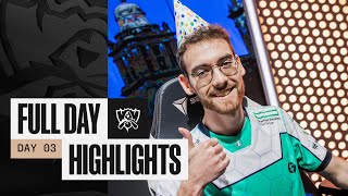 FULL DAY HIGHLIGHTS | Play-ins Day 3 | Worlds 2022
