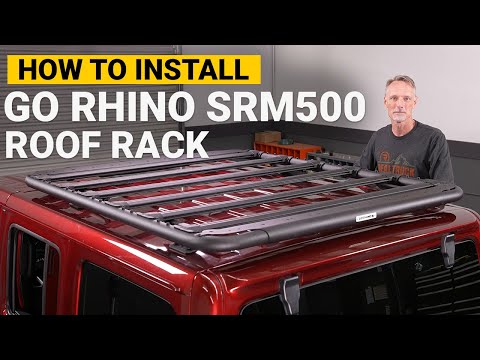 How to Install Go Rhino SRM500 Roof Rack on a 2022 Jeep Wrangler