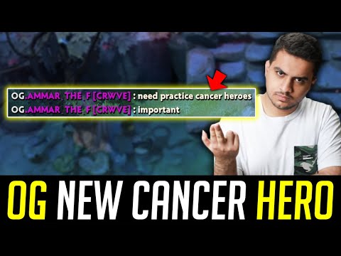 ATF practicing new CANCER HERO for OG - 23 mins GG DOTA 2