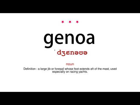 How to pronounce genoa - Vocab Today