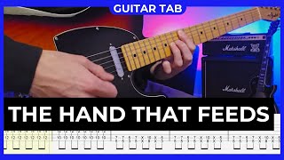 Nine Inch Nails - The Hand That Feeds - Guitar Tab | Lesson | Cover | Tutorial