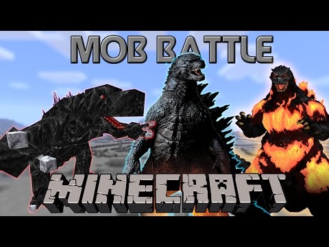 [RO] Minecraft Mob Battle - EP 19 - MOBZILLA VS GODZILLA VS BURNING GODZILLA  [HD]