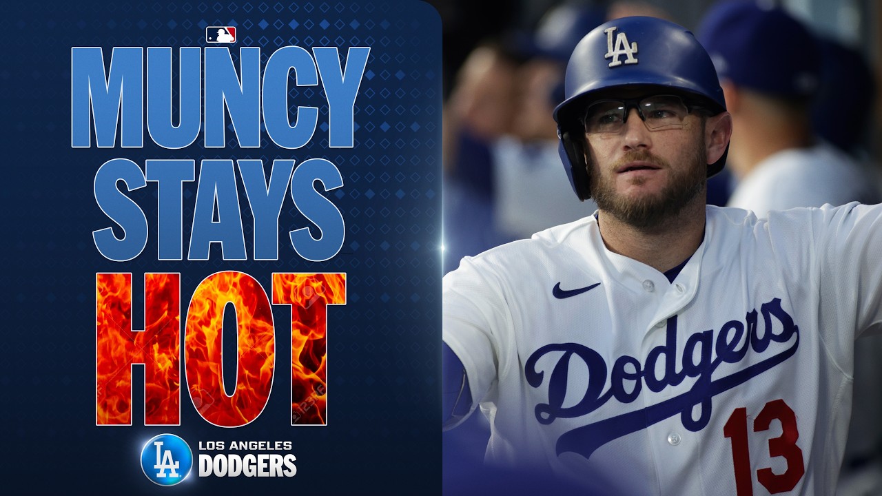 Max keeps MASHING! Muncy belts a TWO-RUN HOMER for the Dodgers! 😤🔥 (4th homer in last 8 games!)