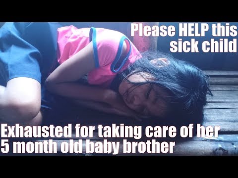 Please Help This Poor and Sick Filipino Little Girl. Poor Children in the Philippines. The Liberals