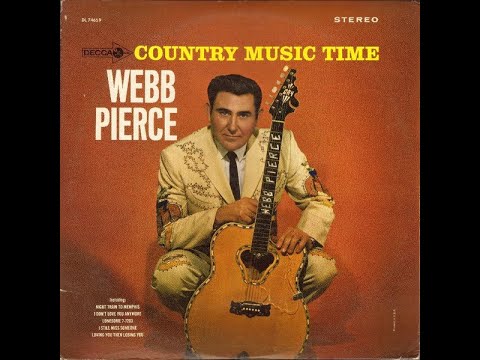 Webb Pierce "Country Music Time" complete stereo vinyl Lp