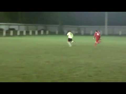 Ashley Flynn scores stunning chip for AFC Emley vs Selby Town