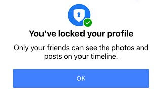 How to Lock Facebook Profile in ios iphone 2021