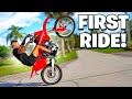 Riding My New 2023 CRF150R Big Wheel For The First Time Braap Vlogs