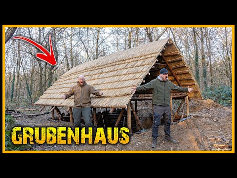 Grubenhaus 3.0 – Roof battens and thatched roof - It's just sick 😱 [Part 6]