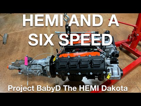 The Hemi Dakota BabyD Gets A Dual Disc McLeod Clutch #hemi #tremec #dualdisc