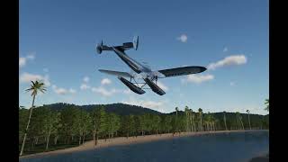 Ercoup 415C on floats in X-Plane12