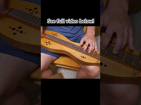 Norwegian Wood on Mountain Dulcimer! #music #dulcimer #beatles