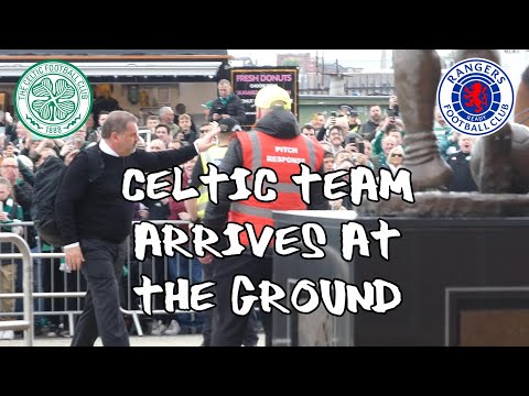 Celtic 1 - Rangers 1 - Celtic Team Arrive At Ground - 01 May 2022