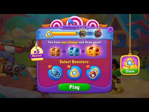 @Fishdom Level 11362 - Super Hard 11365. Lose in Challenge Level 8 Stage 3 😭