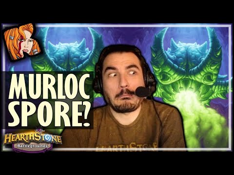 THE SPORE THAT BECAME A MURLOC?! - Hearthstone Battlegrounds
