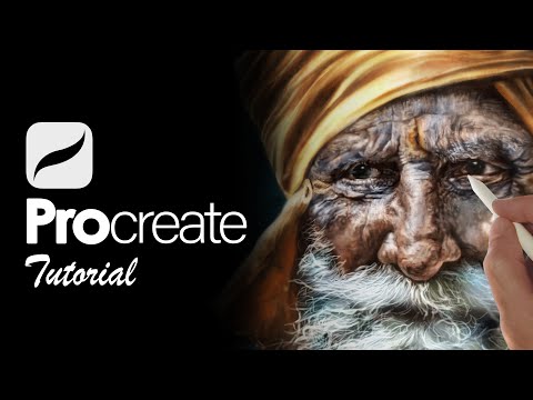 How To Paint PHOTOREALISTIC Portraits on iPad | PROCREATE TUTORIAL